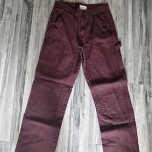BDG Maroon Cargo Pants